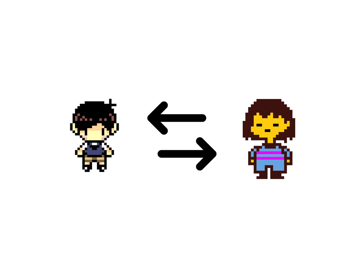 invertedsonic's tweet photo. Reminder that Sunny will swap with Frisk in Doki Cross. (Happy Birthday, Sunny.) #omori #au #dokicross #frisk #sunnyomori #undertale https://t.co/o5qRVwrJOA