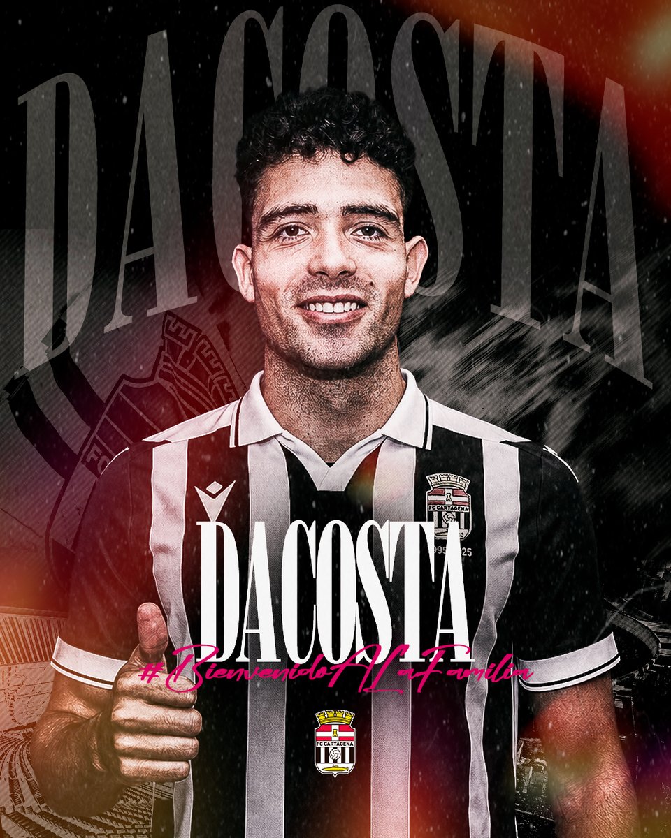 FCCartagena_efs's tweet photo. 𝗢𝗙𝗜𝗖𝗜𝗔𝗟|

𝗗𝗮𝗰𝗼𝘀𝘁𝗮, nuevo jugador del FC Cartagena

🛜https://t.co/c5xdNrDjWz

#BienvenidoDacosta | #VamosEfesé https://t.co/7u3l8CjPK1