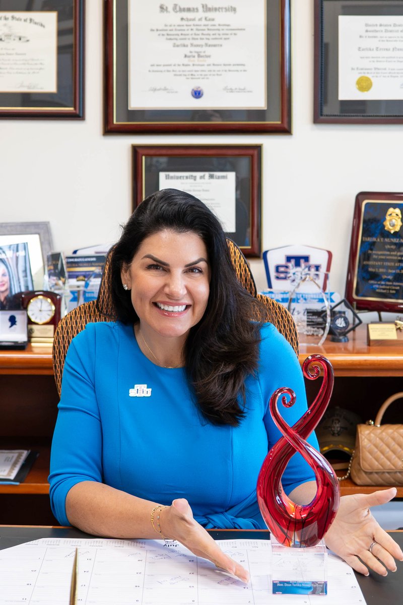 TheFlaBar's tweet photo. Congratulations to @StThomasLaw Dean Tarlika Nuñez Navarro, who recently received the Broward County Hispanic Bar Association's Bravo award to recognize her dedication and service to the Hispanic community. 
https://t.co/427cmhD4hX https://t.co/07ZSufLr7b