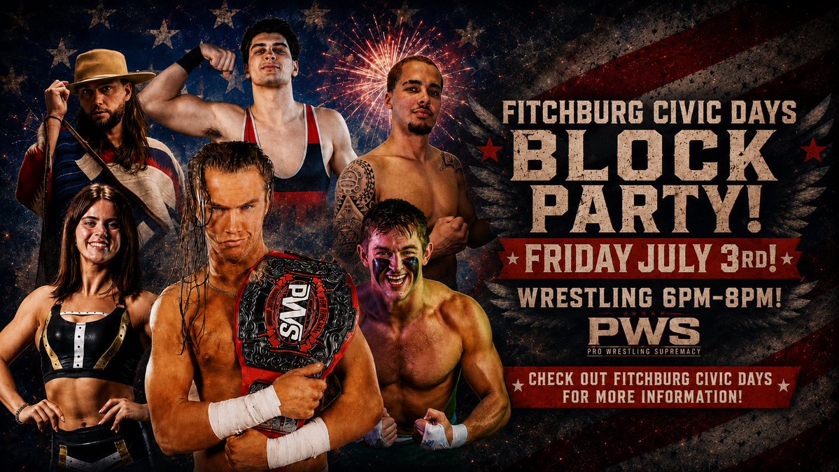 indiewrestling's tweet photo. JUST ADDED

@PWSupershow presents
Fitchburg Block Party

Featuring

@DjPowersWrestle v @ItsDustinWaller 
@liviyahpw v Roxanne Fury
@TheOnyxMane v @chachawrestles 
@_WhatsTheDiff v @eyeblackjackp 
+ @entitledAJP @ConwayProWres &amp; more!

Watch it now
https://t.co/KVaEbvGUYw https://t.co/OUo5VMgjjt