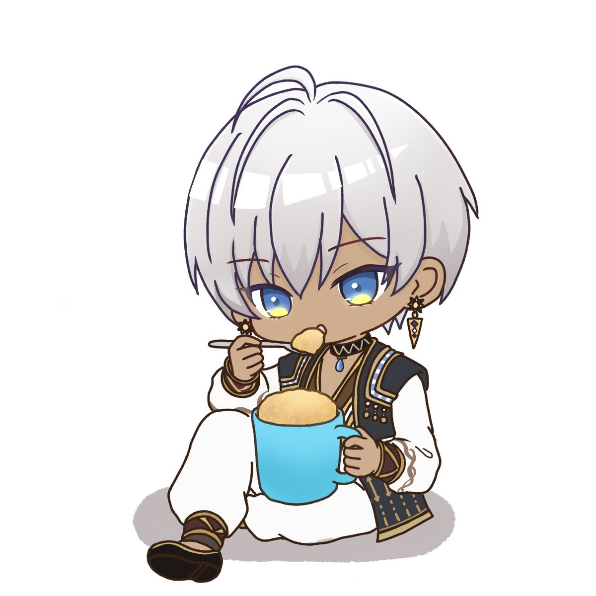 cororooo7's tweet photo. モコモコ🧁
 #絵ブラヒム https://t.co/8FiKWH8t4G