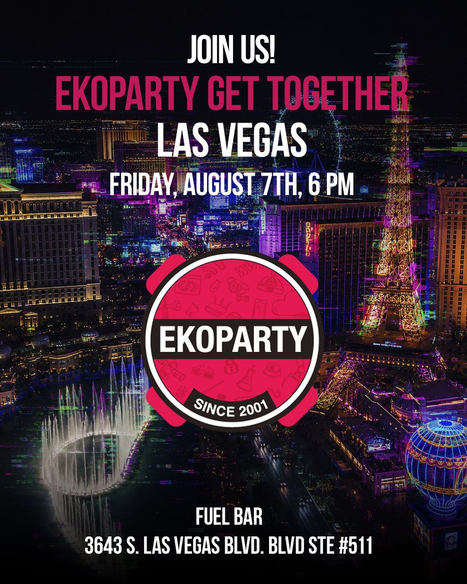 Ekoparty | Hacking everything tweet media