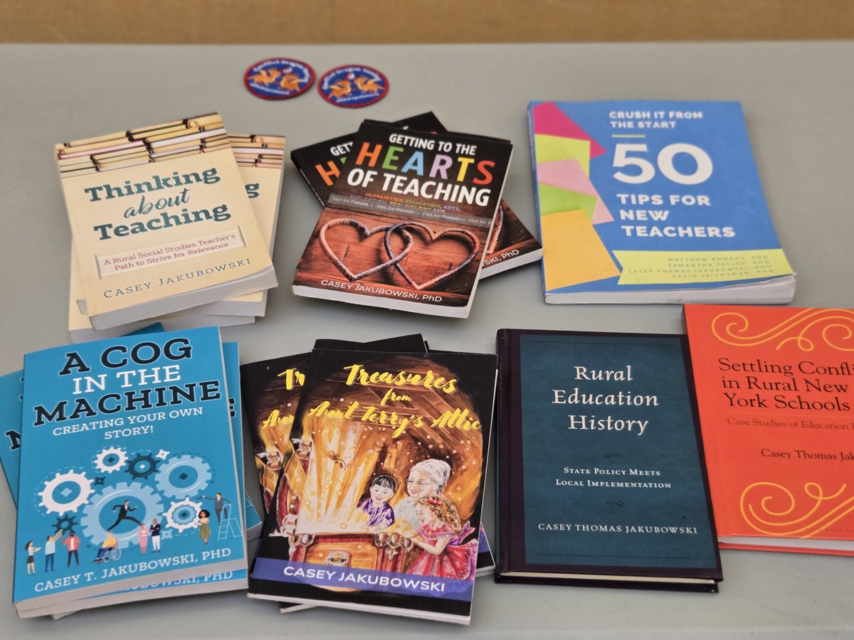 CaseyJ_edu's tweet photo. I earned my PhD and education leadership cert to be a change agent!
I saw, spilled tea, and keep coming back!
You want hot takes? We sizzle oil in these books! https://t.co/3xQKaagbvv