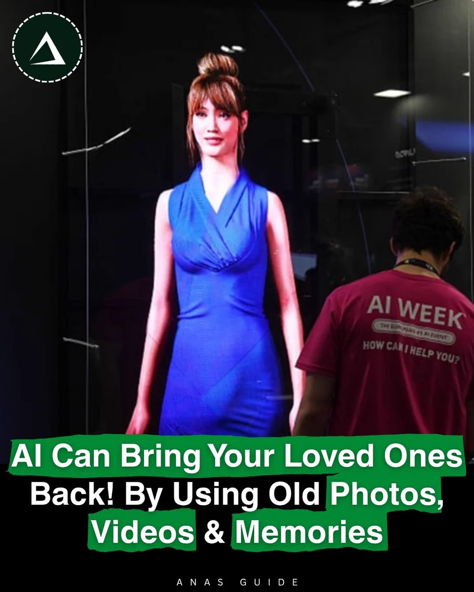 AI is entering a new era where it can recreate digital versions of deceased people using old photos, videos, voice recordings, and memories.