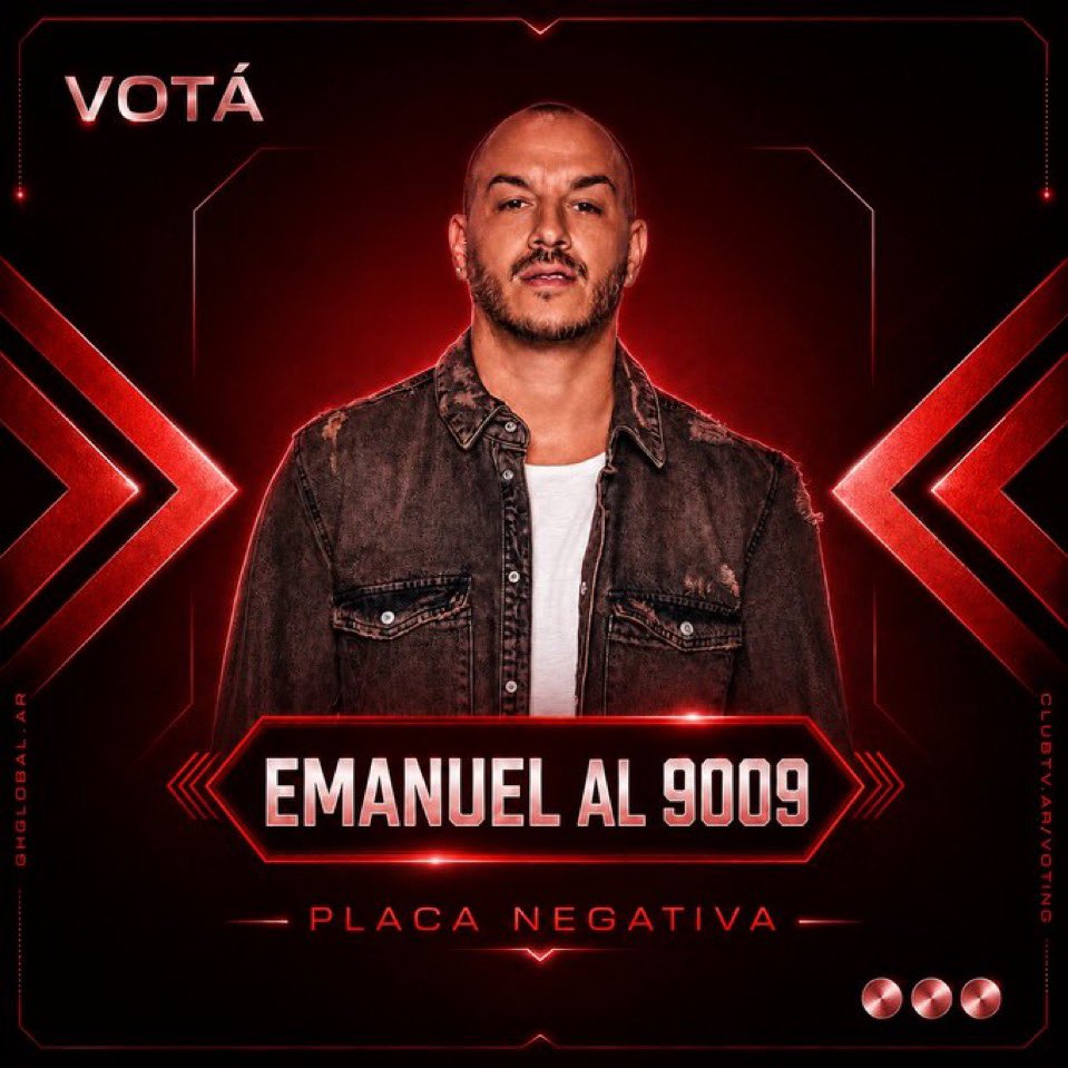 LauBufalo's tweet photo. La ÚNICA forma de ganar esta noche, es VOTANDO. Ahora más que nunca necesitamos el esfuerzo de cada uno. Hay que eyectar de la casa a este pésimo jugador que solo sobrevivió escondiéndose 

EMANUEL AL 9009 

#GranHermano https://t.co/QbPtTg2abZ