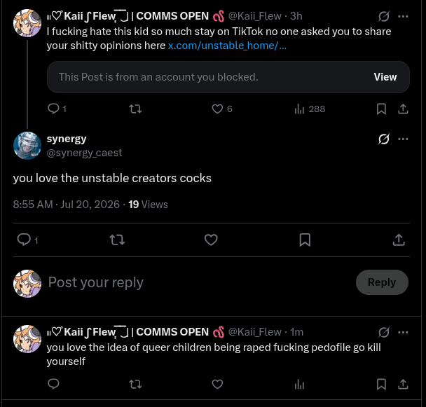 Kaii_Flew's tweet photo. btw y'all might wanna block this kid bc he's obsessed with the idea of kids having sex yk average pedofile behavior https://t.co/vld55allHr