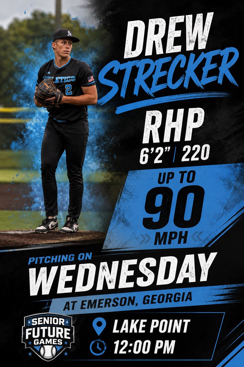 drew_strecker1's tweet photo. Drew Strecker 2027 RHP

Pitching at Senior Future Games 

COACHES COME GET ME https://t.co/aGjtQGyKnH