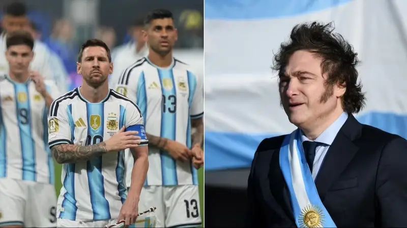 barci_2010's tweet photo. #MalvinasArgentinas
#MileiCIPAYOyCHORRO
#AdorniMileiSonLibra
#CristinaLibreAxelPresidente

(MILEI: UNA VEZ MAS QUEDASTE COMO UN BOLUDO AL GARETE)
El Destape
Se diluye el feriado tras la confirmación de que Messi no vuelve con Selección https://t.co/S9doc6YtiF