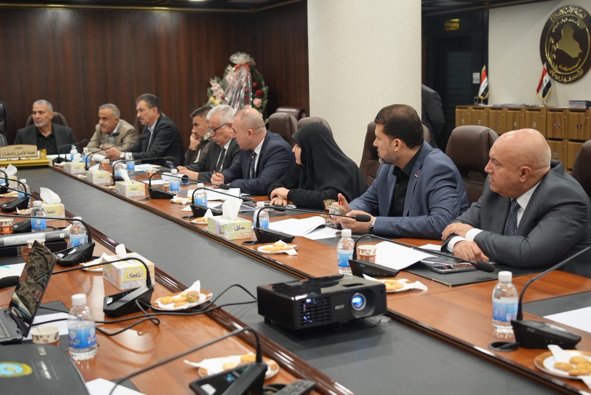 Parliament_iq's tweet photo. مجلس النواب-الدائرة الاعلامية 

لجنة الأمن والدفاع النيابية تبحث مقترح قانون تمويل تعزيز منظومة الدفاع الجوي العراقي https://t.co/IjFoNG2rmG
