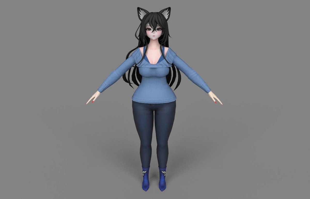 herezoe91's tweet photo. Cute design clean modeling. 💙
Commission Open ♥️
#3DArt #Anime3D #CatGirl #CharacterDesign #Blender3D #Commissionfor #Commissioner https://t.co/JFaZocK1j2