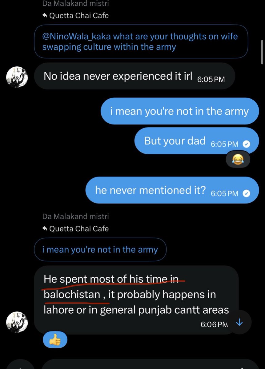 DeliverooZai's tweet photo. What are your thoughts on wife swapping culture in the Pakistani Army and the effects it has on their offspring like @NinoWala_kaka https://t.co/SNPKZk33C1