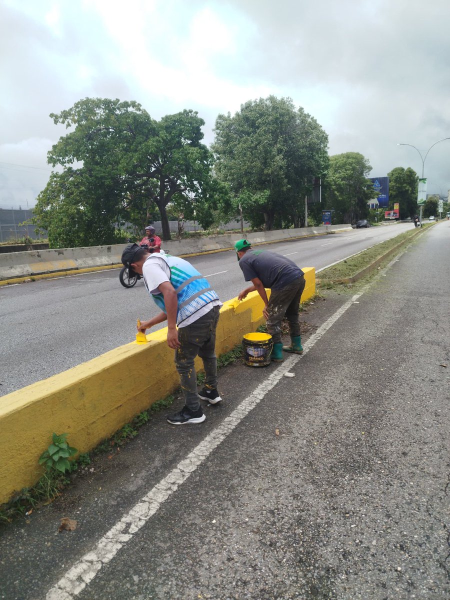 AlcaldiaBaruta's tweet photo. ¡Feliz tarde baruteños! 🍃
Desde temprano nuestras cuadrillas de #AcciónInmediata se encuentran realizando labores de:
🚧Destape de drenaje:
📍Sector. #LasMinas
🍃Retiro de ramas caídas:
📍Urb. #LasMercedes
🍃Desmalezado:
📍Sector. #Monterrey
🚦Demarcación:
📍Urb. #Chuao https://t.co/wkaFXEAAYv