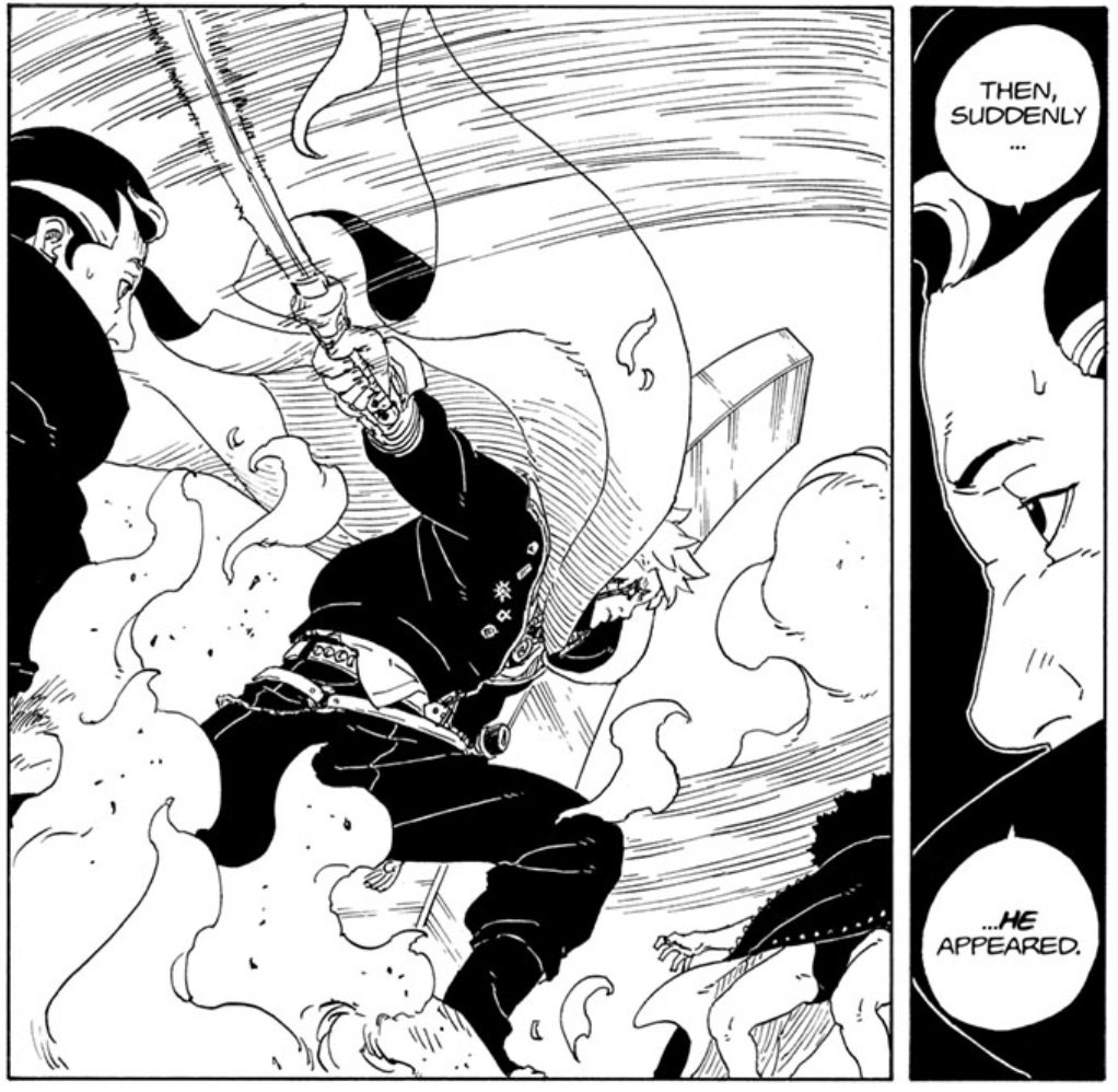 KazeB189's tweet photo. "Then suddenly, *HE* Appeared"
#Boruto https://t.co/MuOVLsihVK