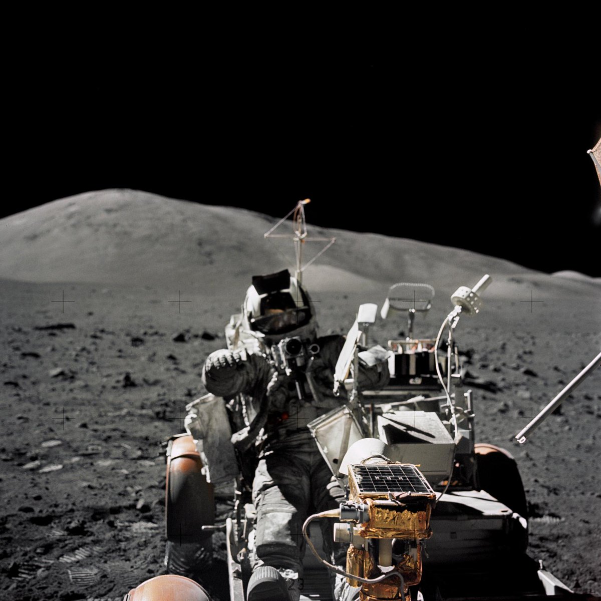 NASAJohnson's tweet photo. Houston has been part of every step humans have taken toward the Moon. 🌕

International Moon Day celebrates the achievements that began with Apollo and continue through Artemis. For more than 50 years, Johnson Space Center has trained astronauts, built mission operations, and supported the systems that make lunar exploration possible. Today, JSC teams continue shaping missions that will return humans to the Moon and prepare us for journeys deeper into our solar system.