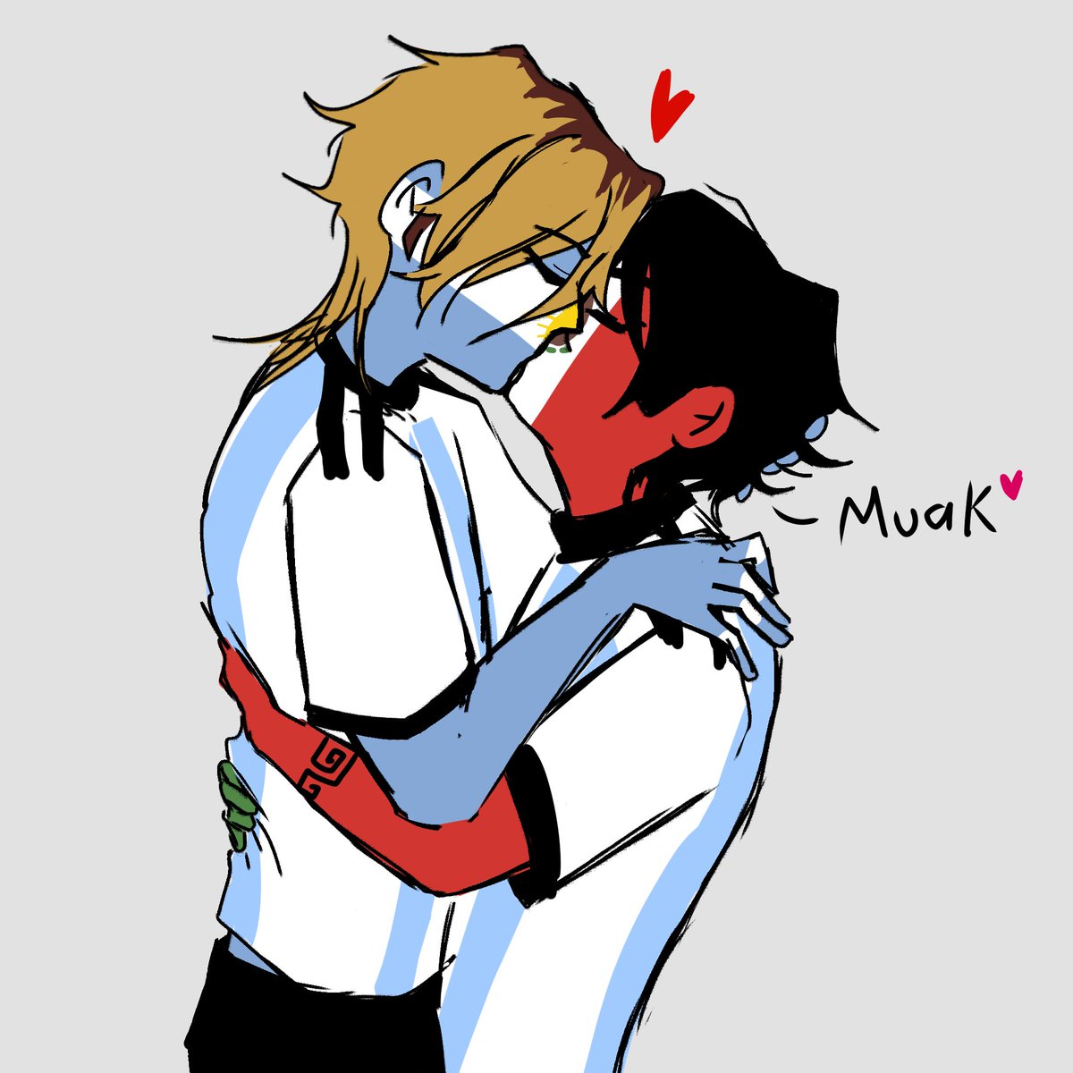 vbill666's tweet photo. Empecé el primer dibujo durante el partido para tenerlo listo y celebrar y q valen vrg #countryhumansmexico #countryhumansargentina #countryhumans https://t.co/0itisv2Dwj