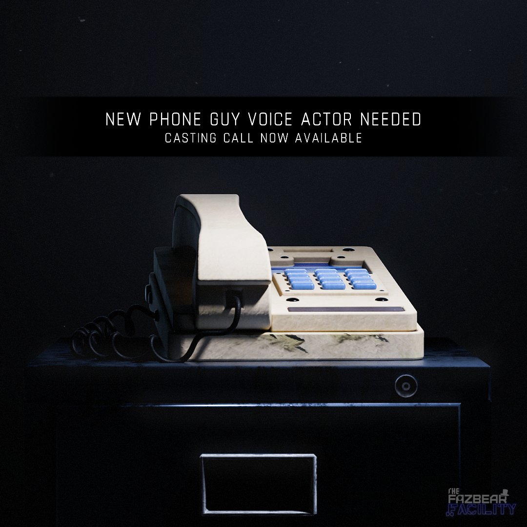 PhantronGames's tweet photo. So we need a new phone guy, you down to try out?
https://t.co/0sW25Srdl6
#FNAF #Fangame #TheFazbearFacility https://t.co/tfiCBfK5Sj