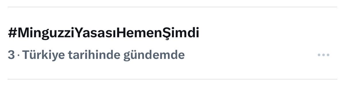 aysenurafyon's tweet photo. Gündemdeyiz. #MinguzziYasasıHemenŞimdi Devam… https://t.co/qEjfBBBG8U
