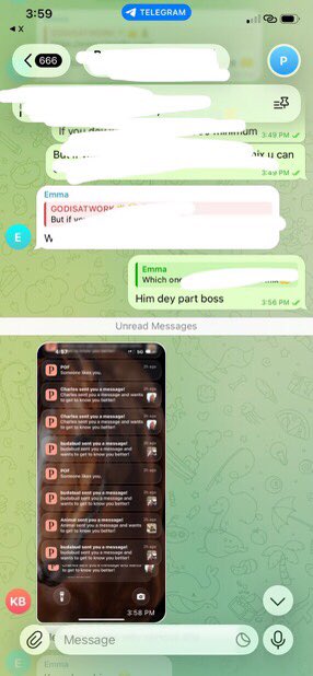 ay01mi2x's tweet photo. As Baba tell me say him no get fb 
Na once POF ads shock am 😂 

Keep booming https://t.co/ydC3vS6VIg