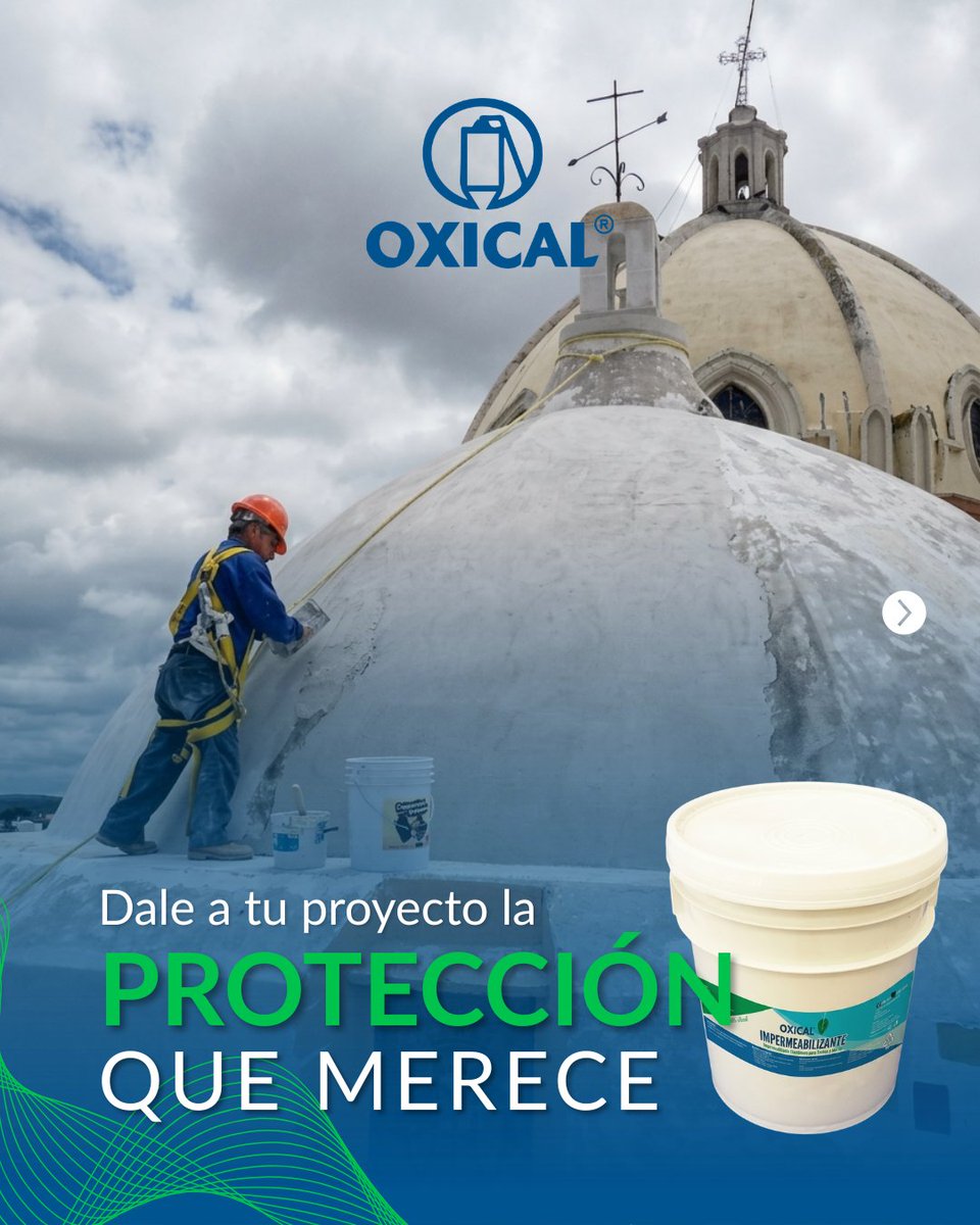 OXICALmx's tweet photo. 🌧️🏠 La mejor protección comienza con el impermeabilizante adecuado.
¿Quieres mantener tus espacios libres de filtraciones y humedad? En este post te compartimos algunos de los principales beneficios del Impermeabilizante OXICAL.
#Impermeabilizante #OXICAL #ProtecciónTotal https://t.co/dMfCOvpQoh