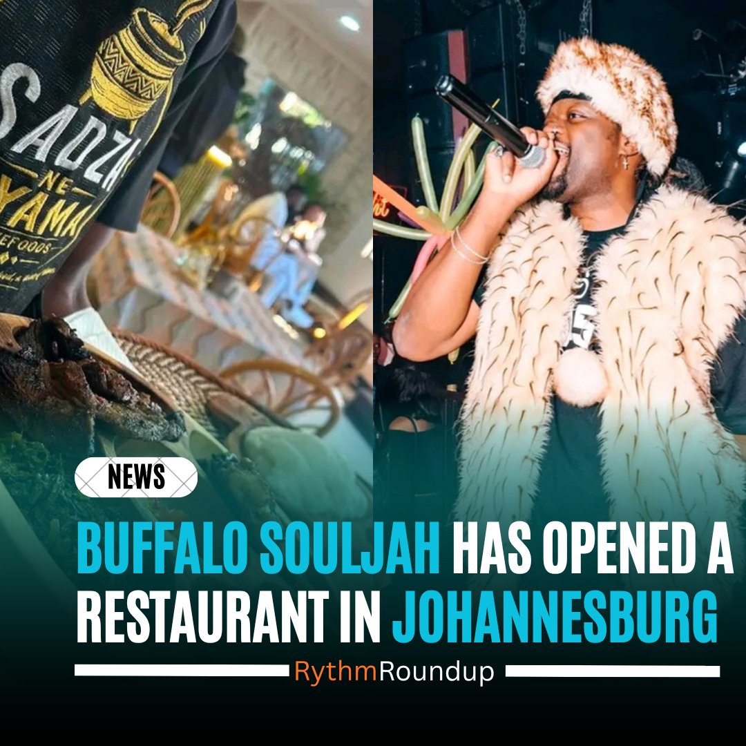 RythmRoundup1's tweet photo. The multi-award-winning Zimbabwean dancehall artist and producer @buffalosouljah1 (real name Thabani Ndlovu) has opened a restaurant. He runs a spot called Sadza Ne Nyama, bringing traditional Zimbabwean flavors and authentic "hardbody" chicken to Johannesburg. https://t.co/kf7A92xA4P