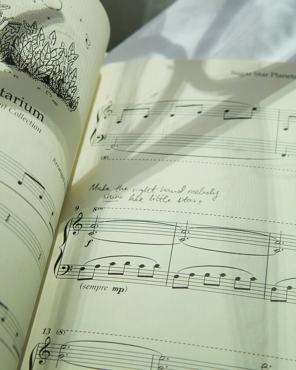_omocat's tweet photo. "Solo" OMORI piano arrangement sheet music book and the OMORI vinyl soundtrack are back in stock! (https://t.co/McNXoptVur) https://t.co/j8nO28nWWl