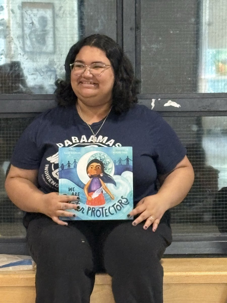 LarissaReed6's tweet photo. Thank you Sonya Charal of @Equity_TCDSB for bringing Rhianna Shingwauk to @TCDSBSummerLrn at Our Lady of Lourdes. Being a #waterprotector is of increasing concern to us all. @KerrEteach @MsCRoti @TCDSB https://t.co/HV3C0bVYmc