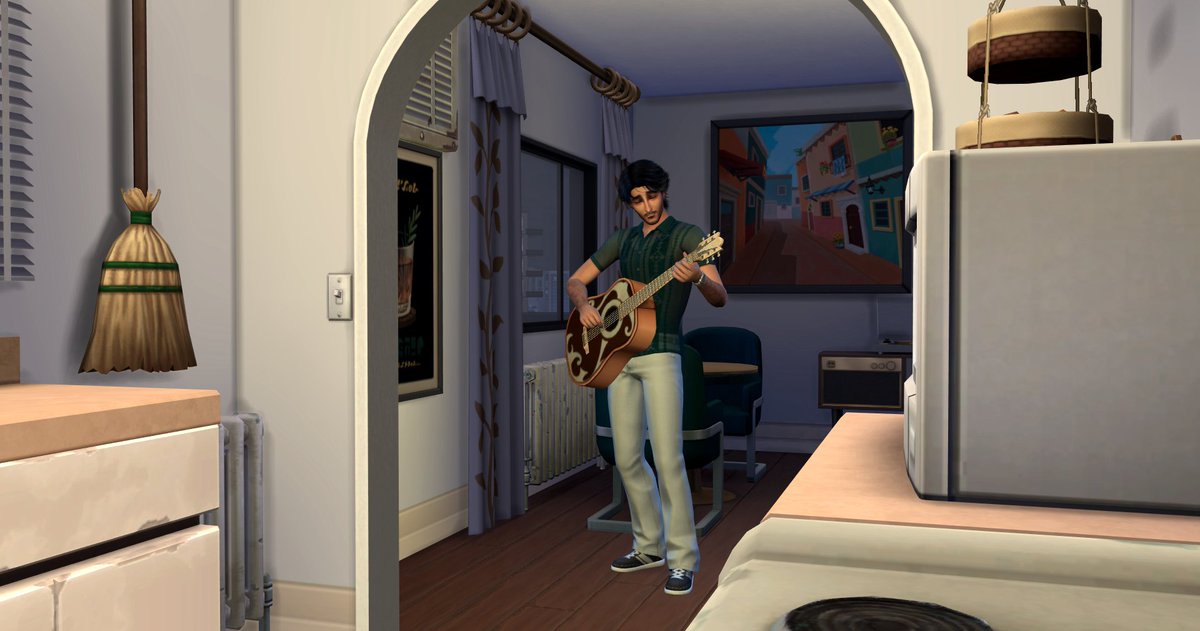 Noktys_Umbra's tweet photo. Premier locataire installé. Milo Vicente, célibataire, romantique en série.
#ShowUsYourSim #LesSims4 #TheSims4 #Sims4 https://t.co/WkgI4DCZQI