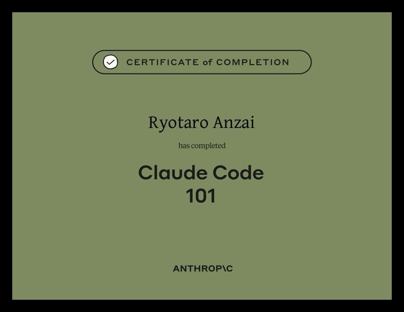 ravfx777's tweet photo. 結構これまで適当にClaude使っていたので受講。MCPの作り方とかも公式のコースあって面白そう。時間ある時進めていこう。 https://t.co/ysSY6vUBOl