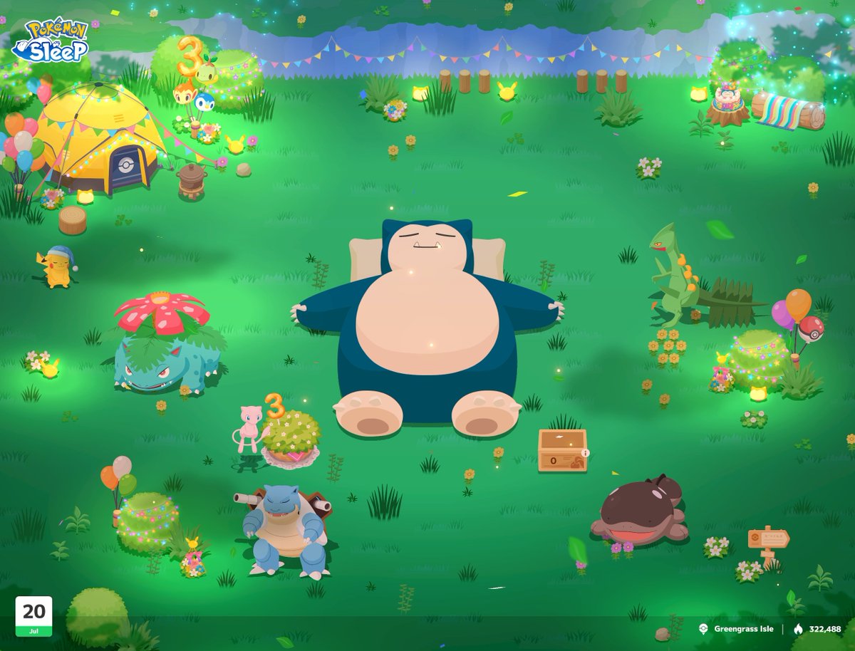 TerryXD's tweet photo. Here's the team we're heading in to week 2 with.
#PokemonSleep3rd https://t.co/dspHCPVC9D