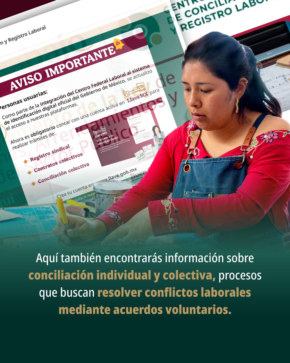 STPS_mx's tweet photo. El #CILAB ofrece a personas trabajadoras, empleadoras, sindicatos y público en general información clara y de fácil acceso sobre sus derechos, responsabilidades y los trámites que pueden realizar en el @Centrofcrl. 🔗 Conócelo aquí: https://t.co/7cphTotCG9 https://t.co/lmfHK8dqzi