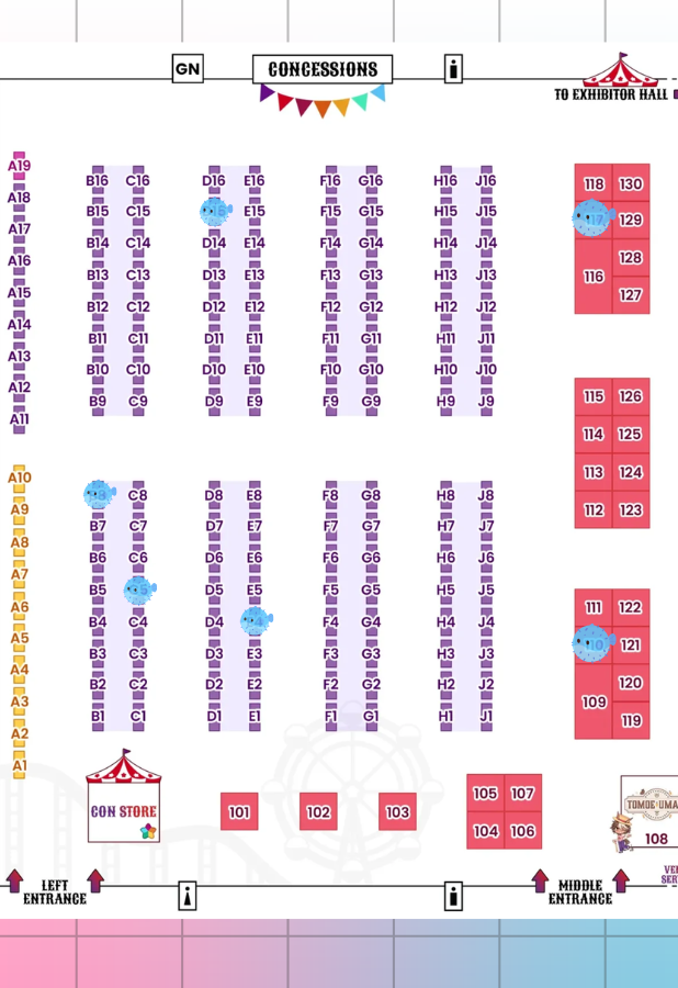 PokoPokyu's tweet photo. POKO OFFKAI MERCH MAP 🐡🩵

I'm so so grateful to all of the amazing artists who made merch for me, for the very first time I'll see myself in an artist alley QwQ

Please go support them and buy all the poko art!! 🩵 https://t.co/POdxRWvGkS