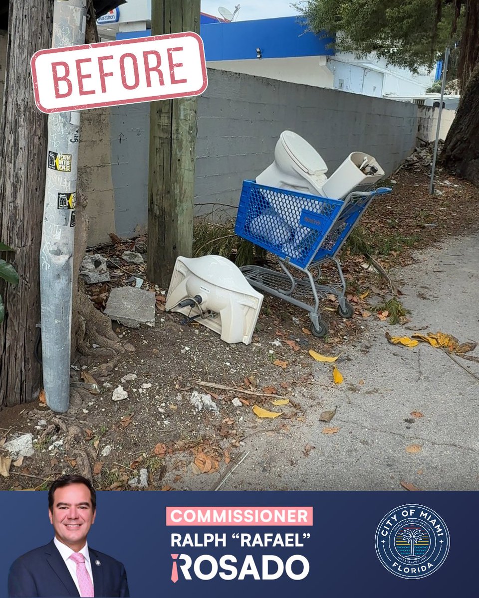 ralphrosado305's tweet photo. From overdue to overhauled.
#MiamiMakeoverMondayâ¨â¨Email requests to D4@miami.gov or call (305) 250-5420
Â
...
Â
De descuidado a transformado.
Â
#MiamiMakeoverMonday
Â
EnvĂa tus solicitudes de mejoras a D4@miami.gov o llama al (305) 250-5420 https://t.co/OmtkctrAt9