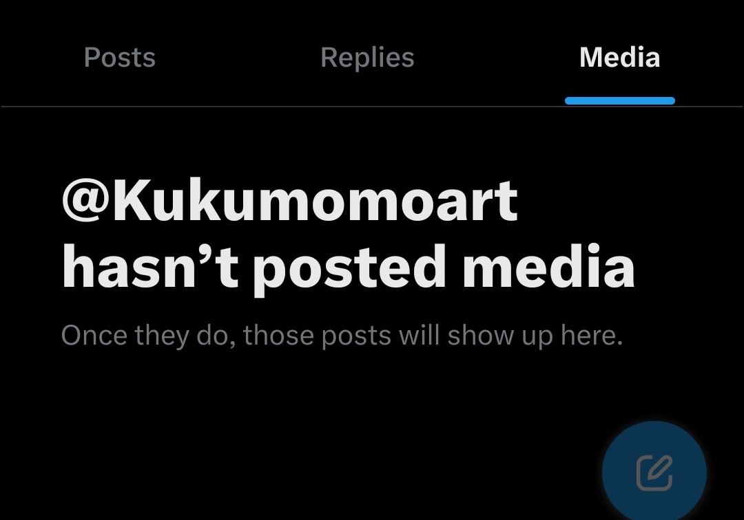 moiname3's tweet photo. @Kukumomoart If you're on web Twitter it literally shows nothing lol https://t.co/cVLMnoFw9V