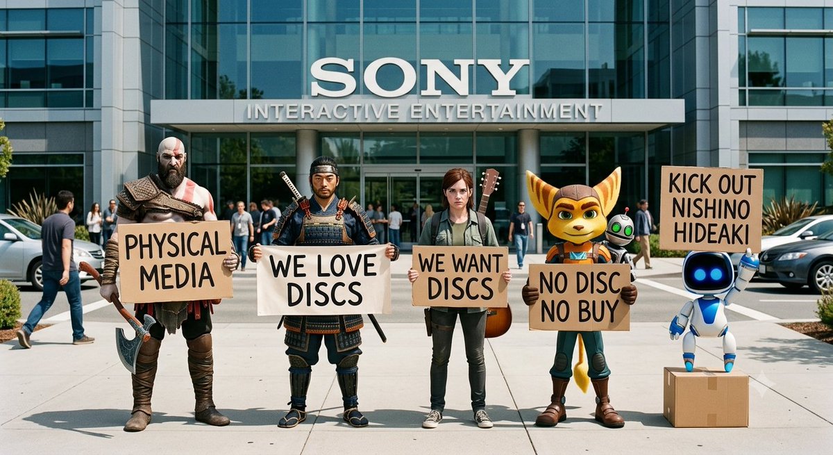 RubioZero0's tweet photo. @Naughty_Dog @glitchvpx No one cares until Sony fixes the disc problem. https://t.co/GrGnnj9GNv