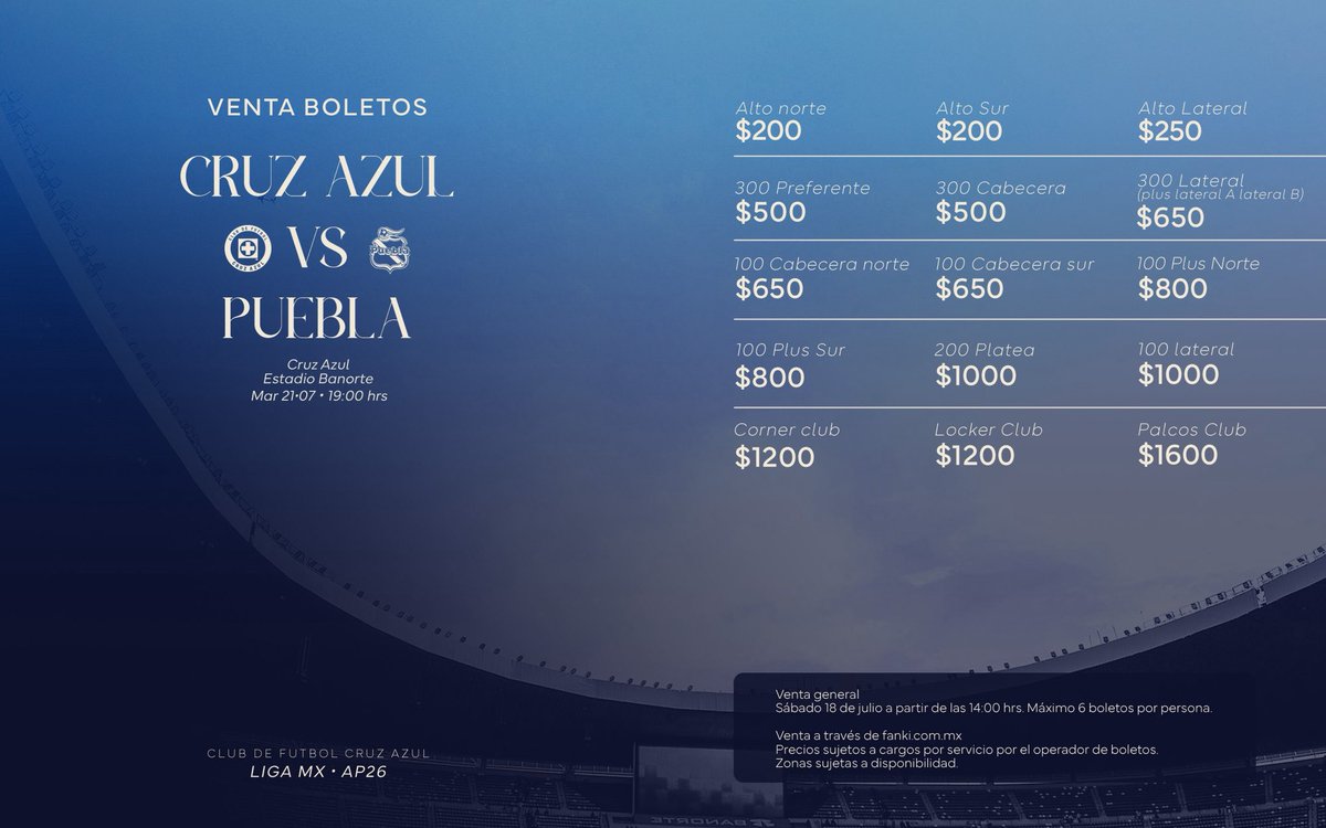 CruzAzul's tweet photo. ¿Ya tienen sus boletos para mañana, Azules? 👀🚂💙

https://t.co/HuzA2KLSfs

NOS VEMOS EN EL ESTADIO. 🏟️ https://t.co/PIdilGXJMJ