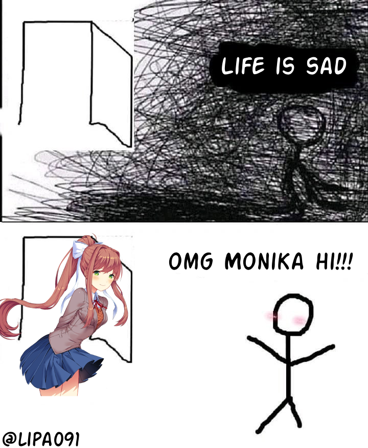 Lipa091's tweet photo. Monika affect ;) https://t.co/ARA0FFbz7F