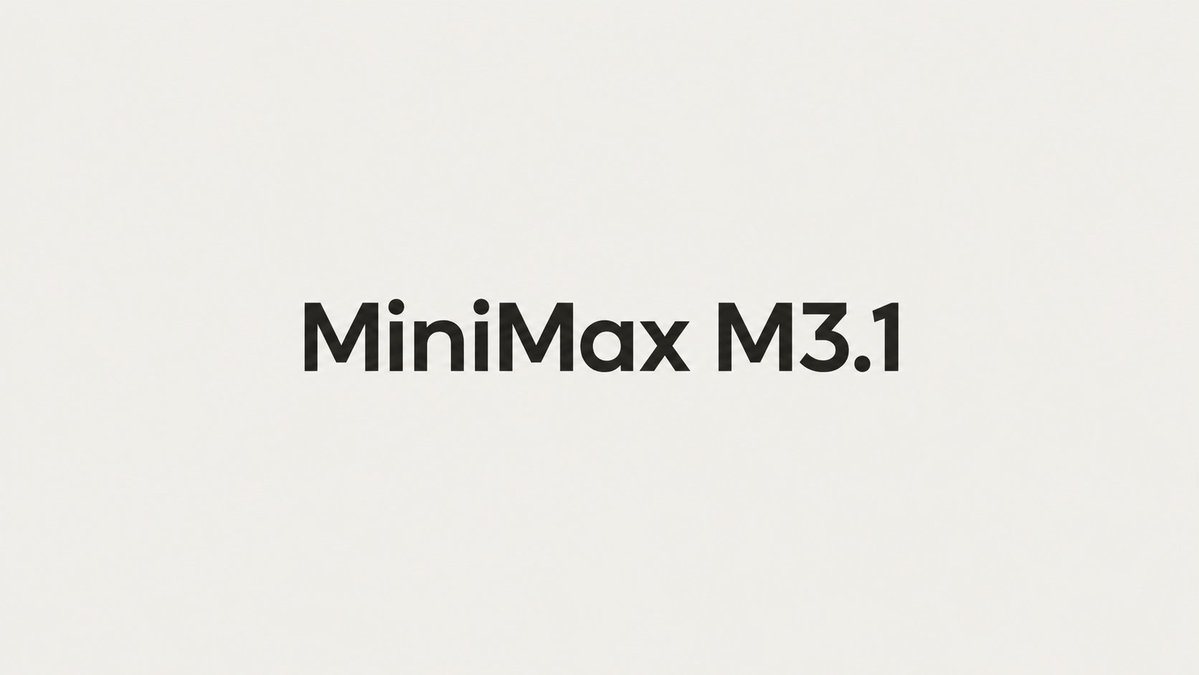 Image accompanying đ¨MiniMax M3.1 has been previewed at a Chinese AI conference
