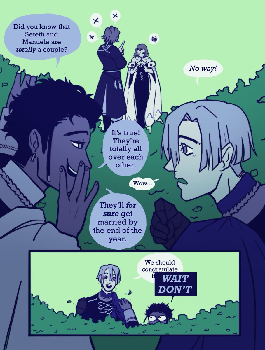 obsmiechujek's tweet photo. Dimitri will believe anything you tell him if you're confident enough 
#FE3H #dmclweek26 https://t.co/aQboIZSwwP