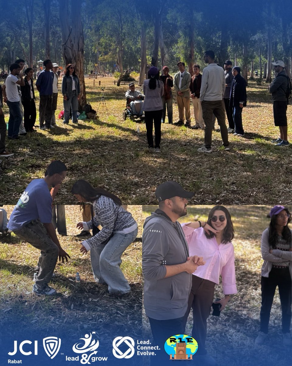 JCI_RABAT_'s tweet photo. 🌍📸 Retour en images sur notre Language &amp; Cultural Exchange ! Une après-midi riche en échanges, découvertes, jeux et belles rencontres à la Forêt Hilton de Rabat. Merci à tous les participants pour votre énergie et votre bonne humeur ! 💙 
#JCIRabat #JCI https://t.co/dqKykPj2u1