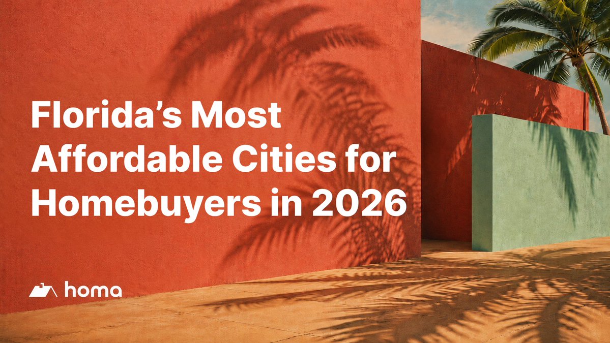 BuyWithHoma's tweet photo. Florida’s 5 Most Affordable Cities for Homebuyers in 2026... 🧵 https://t.co/qfXOfmRusg