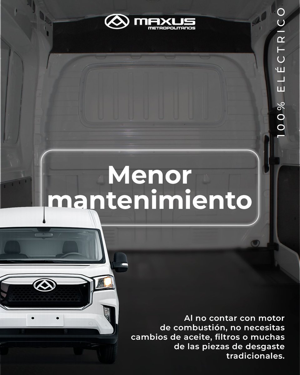 MaxusMetropoli4's tweet photo. 🚚⚡ El futuro de las entregas está aquí.

Con MAXUS EV, lleva tu negocio al siguiente nivel con movilidad 100% eléctrica, mayor eficiencia y menores costos de operación.

#Flotillas #CeroEmisiones #MovilidadElectrica #TransporteInteligente #LogisticaEficiente #Ahorro https://t.co/RwBSb2wdds