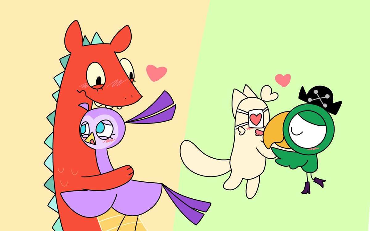 im_such_a_melon's tweet photo. @PBSKIDS fanart of their underrated characters (yeah I know some of the fanart is old and Im just reposting it-)

#superwhy #bigbadwolf #letsgoluna #faxi #pegpluscat #dragon #parrot #mayaandmiguel #paco https://t.co/LkIIATb9gZ