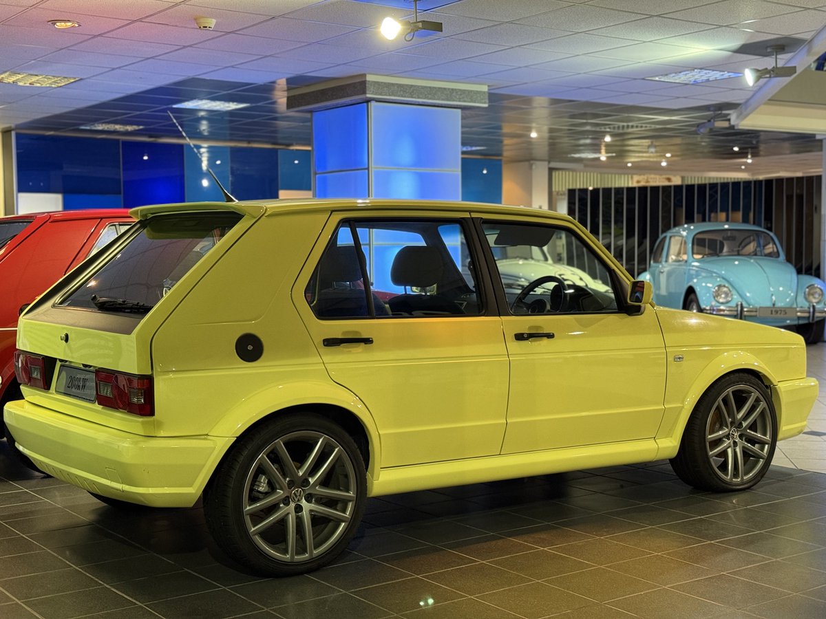 OtsileJK's tweet photo. Volkswagen Motorsport once developed a one-off 200 kW prototype based on the Citi Golf using a turbocharged five-cylinder engine, but it never entered production. The prototype remains part of Volkswagen’s collection. https://t.co/XCKao8Ap8B