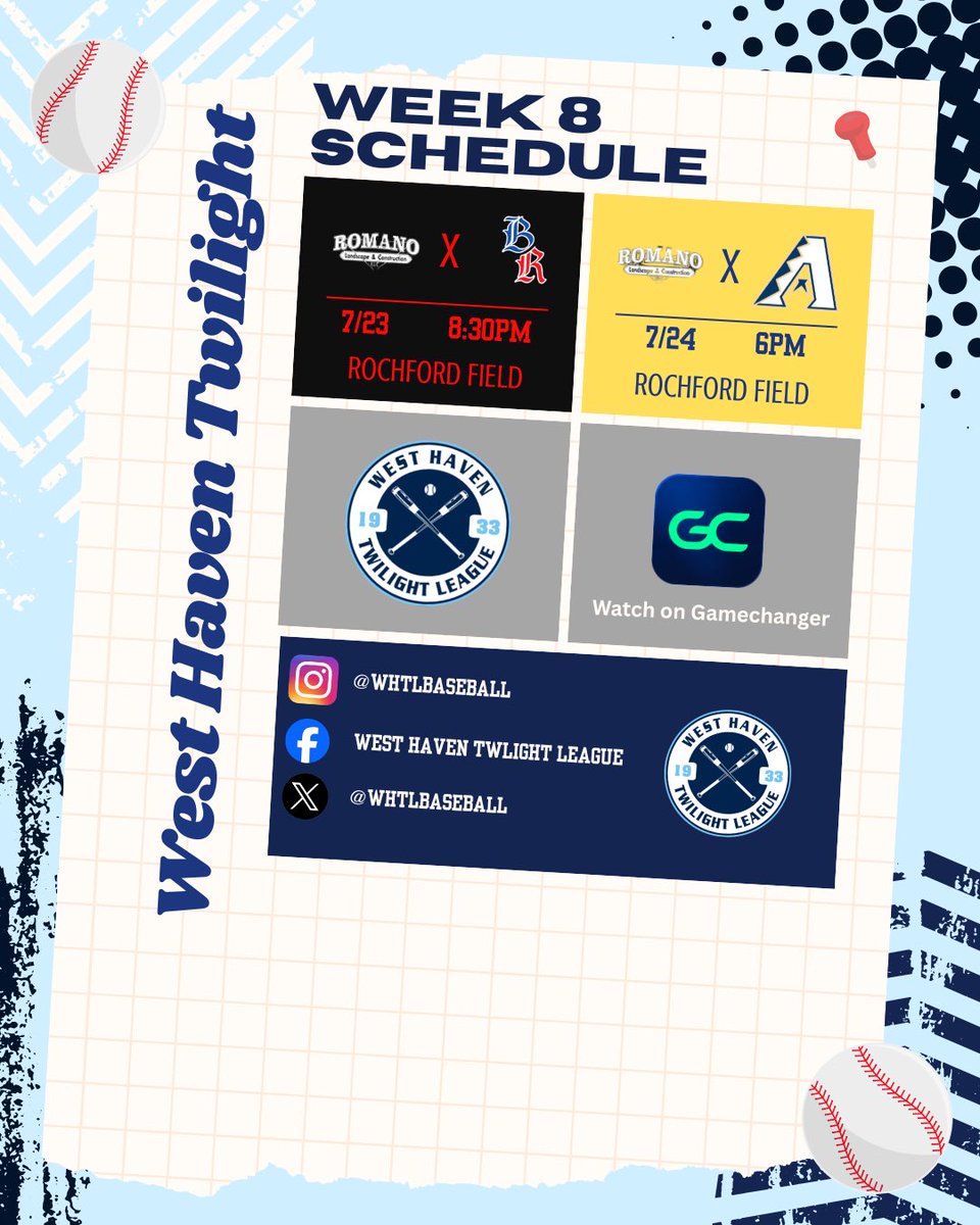 West Haven Twilight League tweet media