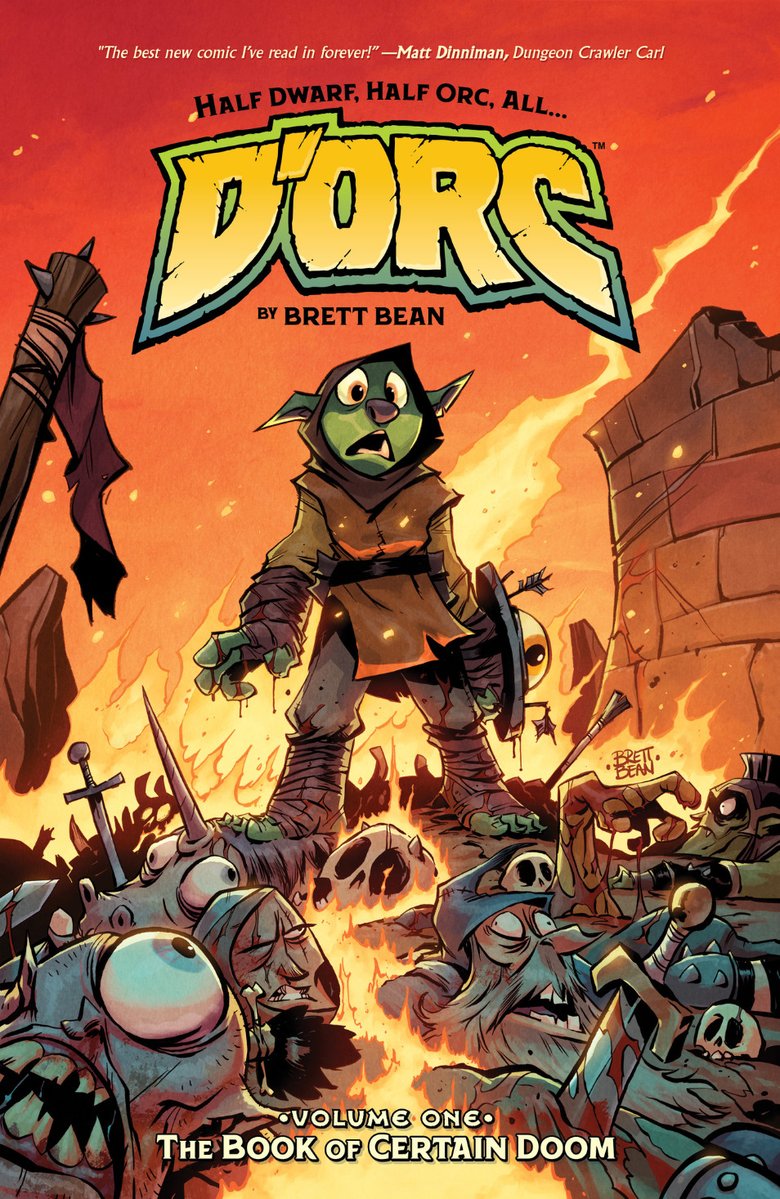 ImageComics's tweet photo. The first volume of the hit series D'ORC by @2dbean arrives in trade paperback at comic shops this week! Get your hands on the Direct Market Exclusive cover before they're gone. D'ORC, VOL. 1 TP will be available everywhere else on August 18.
https://t.co/BfsMW7iU6j https://t.co/Rz4XfeHwK1