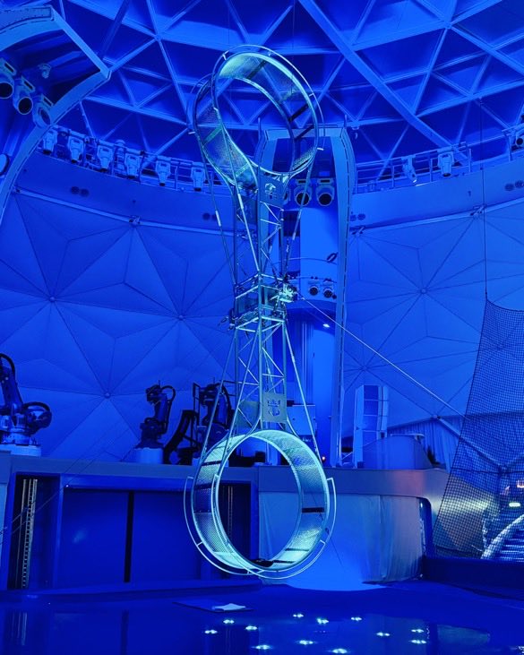 NickWeirShowbiz's tweet photo. My plan was always to go big… then bigger… then BIGGEST on each subsequent vessel.

(As is my way 😇)

One of my core strategies is to take proven theatrical technology and engineering and push it to new levels of complexity and production value.

Bringing the world’s first #WheelOfDeath (a.k.a. #WheelOfWow) onto an ocean-going vessel was already a major engineering challenge. Creating a bespoke version for the cruise industry’s largest-ever dome, and for an #Aquashow, required close collaboration between me, the ship designers, and my theatrical engineering team. 

Together, we made the impossible possible.

And, as guests on #IconOfTheSeas experience every night, the result is spectacular.

With the hardest work done, evolving it into something even more ambitious is relatively straightforward.

There is significant developmental potential still on the table — an #AquaWheel that interacts with the water, real-time laser tracking, micro-drones rotating with the wheel, and streaming the performer’s POV to the kinetic video screen, to name a few.

All of these are realistic next steps.

The foundation is in place.

What comes next only needs imagination and vision — and the #Aquadome on #IconClass was designed for exactly that.

#AquaAction #IconOfTheSeas #WheelOfWow #IconClass #EntertainmentInnovation #IdeasThatAwe