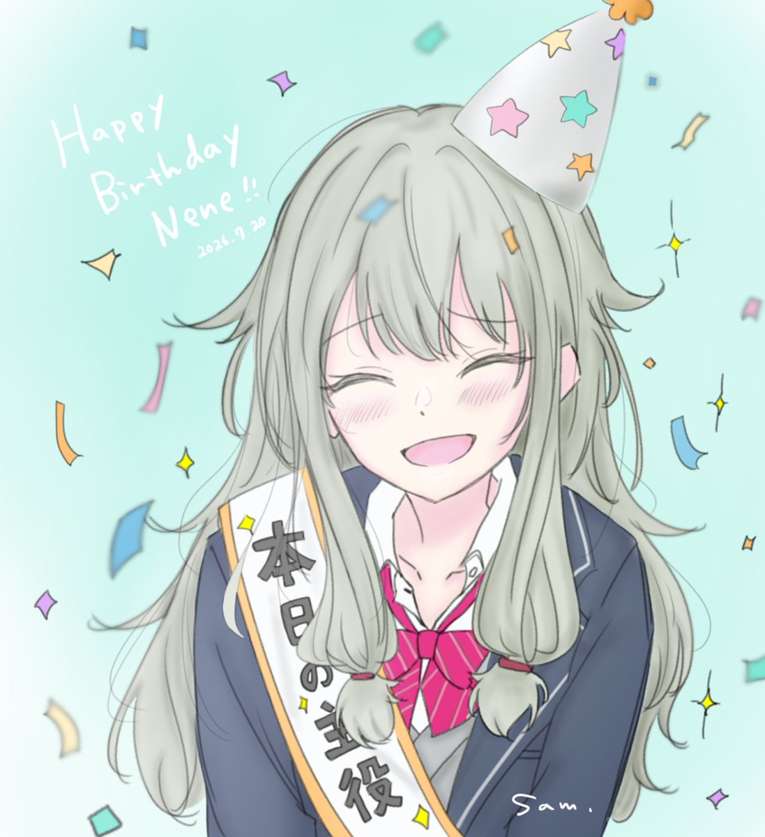 tottokosamtaro's tweet photo. 寧々ちゃん、お誕生日おめでとう！🤖🎉
これから先も、貴女の歩む道が 幸せいっぱいであります様に🕊️

 #草薙寧々誕生祭2026
 #prsk_FA https://t.co/O7kCxjzfso