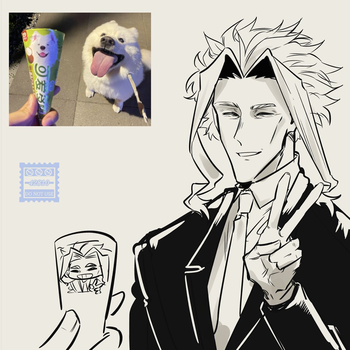 FicusAzura's tweet photo. night doodle. https://t.co/M5ECA0pzhF