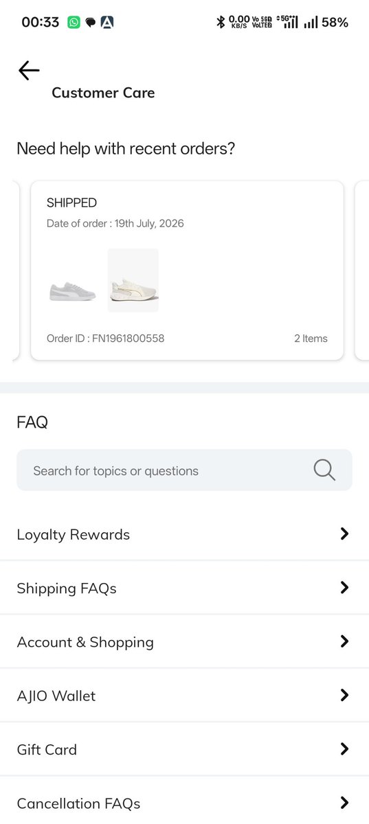 rg10111957's tweet photo. Pls cancel my order
@AJIOLife https://t.co/6xSoVq3FgI