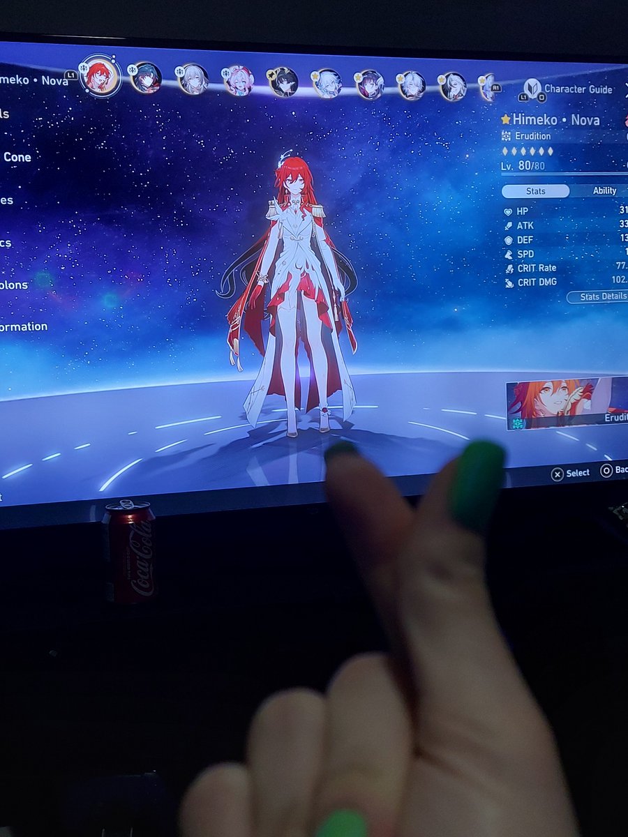 BerkeleyJace's tweet photo. Live Laugh love, Miss Himeko. E0S1 Himeko Nova. Love her Gameplay. #HimekoNova #HonkaiStarRail #HimekoHonkaiStarrail This one is for you @CiaCourtVO 🫰🏻 💚 https://t.co/hMBHCMfN6o